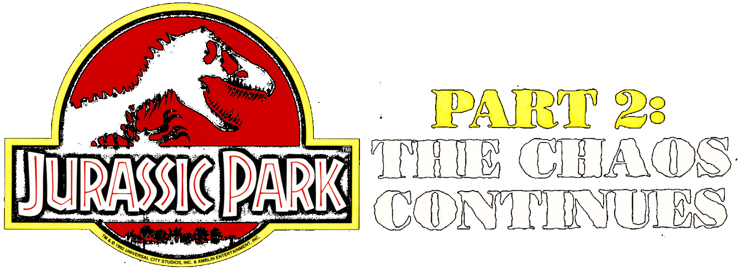 Jurassic Park Part 2: The Chaos Continues logo for Super Nintendo